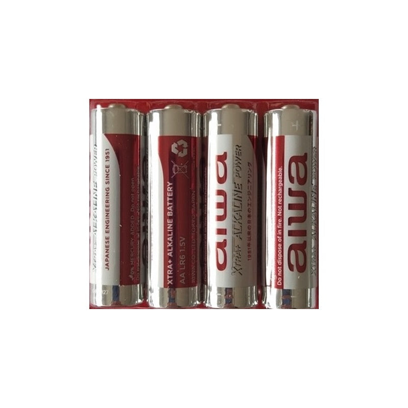 AIWA X-TRA ALKALINE PILA ALCALINA AA LR6 BLISTER*4