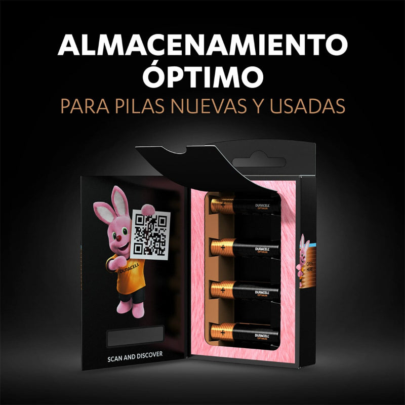 DURACELL OPTIMUM 200 PILA ALCALINA AAA LR03 BLISTER*4