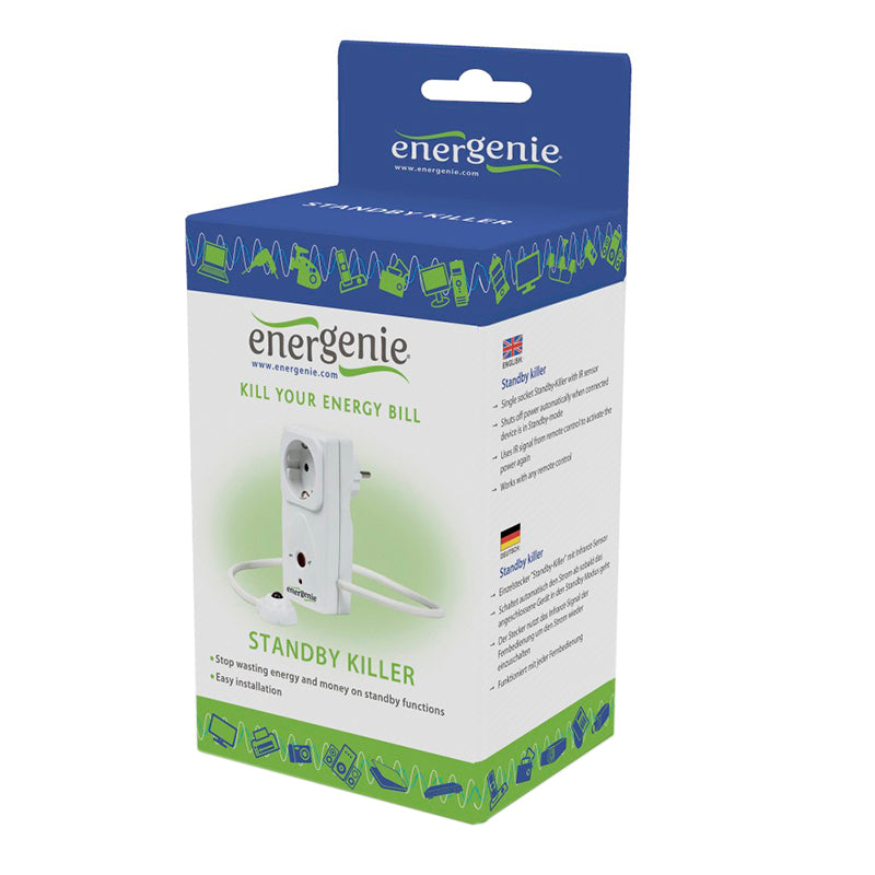 ENERGENIE STANDBY KILLER CON CONTROL INFRAROJOS 1 ALOJAMIENTO