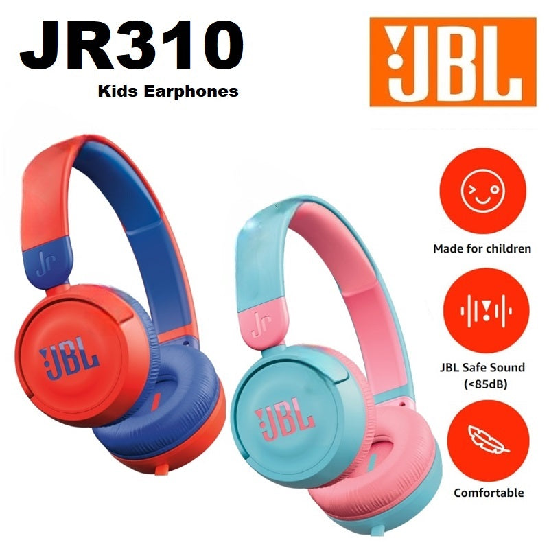 JBL AURICULARES DIADEMA JUNIOR JR310 AZUL/ROSA