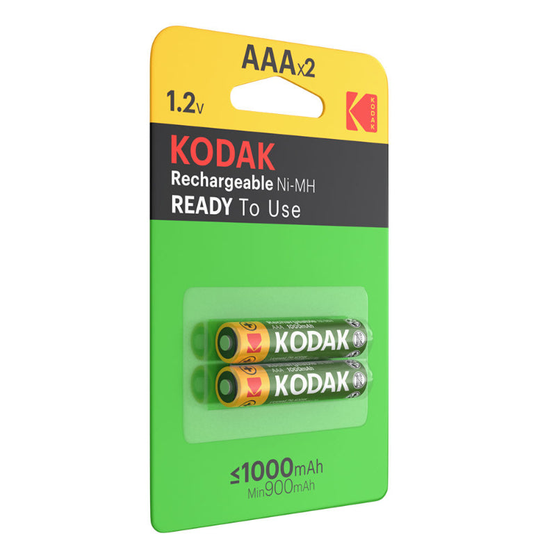 KODAK PILA RECARGABLE HR03 AAA 1000mAh BLISTER*2