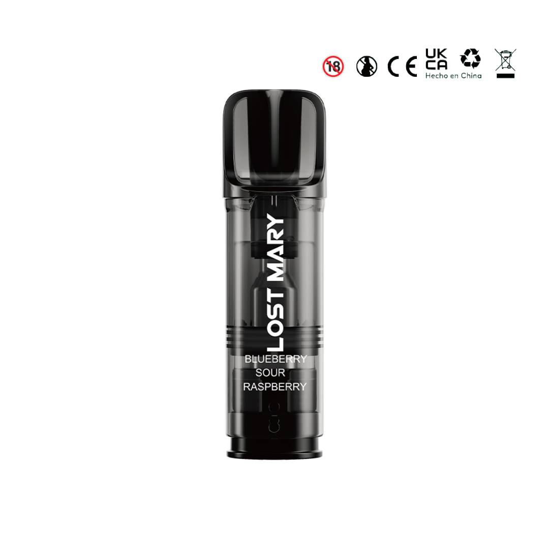LOST MARY TAPPO 2ML ×2 0% Nic Blueberry Sour Raspberry