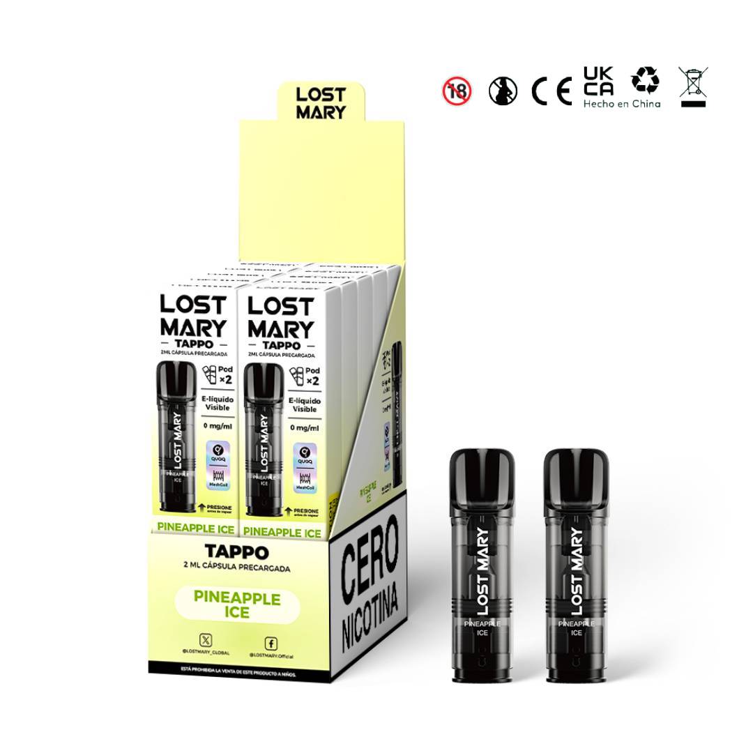 LOST MARY TAPPO 2ML x 2 0% Nic Pineapple Ice