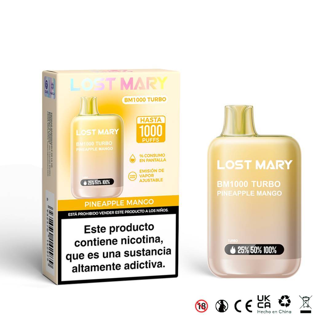 LOST MARY BM1000 Turbo 2% Pineapple Mango