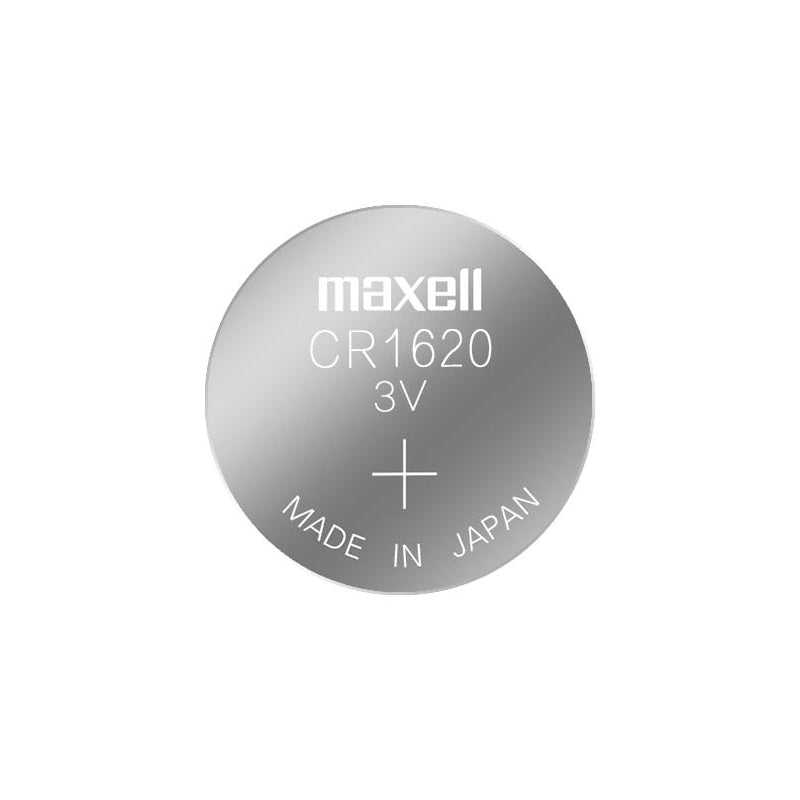 MAXELL LITHIUM BUTTON BATTERY CR1620 3V BLISTER*5 (NEW PRESENTATION)