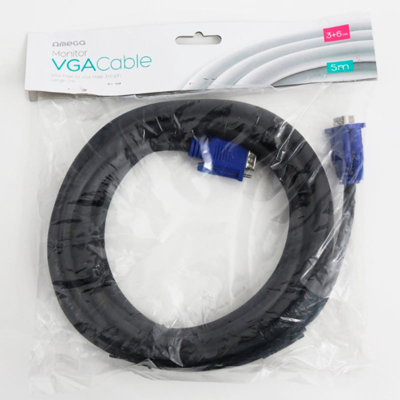 OMEGA CABLE VGA 6+3 5M