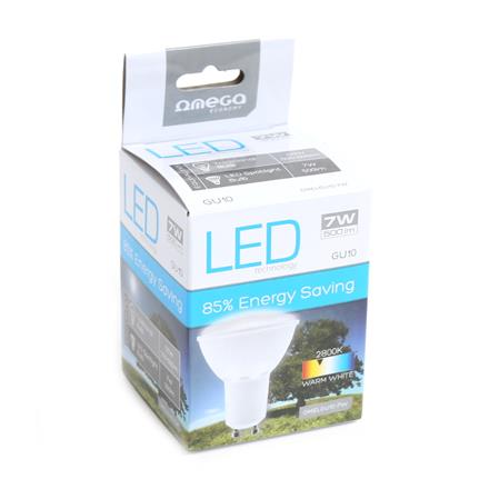 OMEGA FOCO LED 7W GU10 2800K 500lm