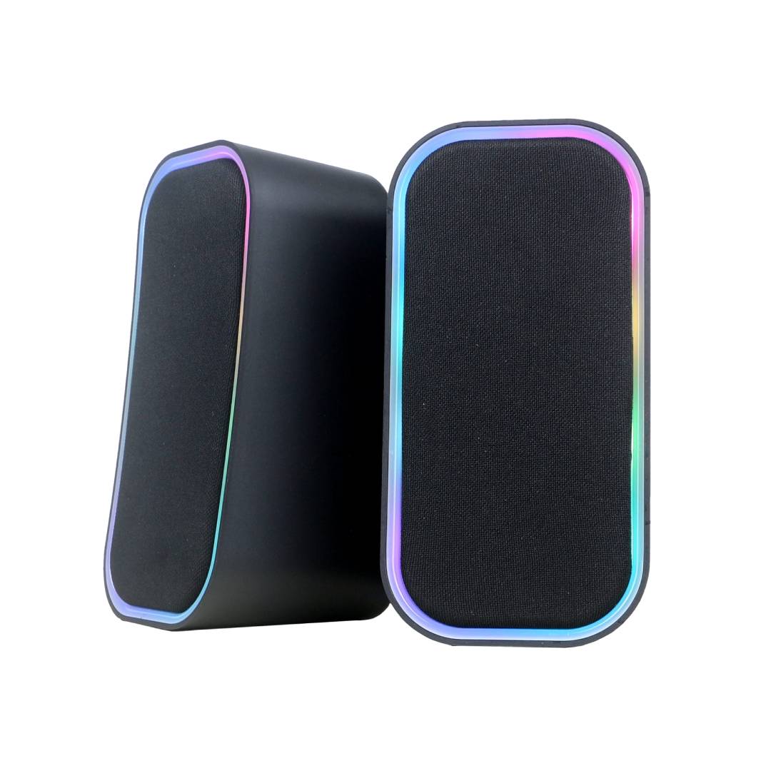 OMEGA SPEAKERS PC 2.0 6W RMS RGB LED USB + BLUETOOTH OGG135