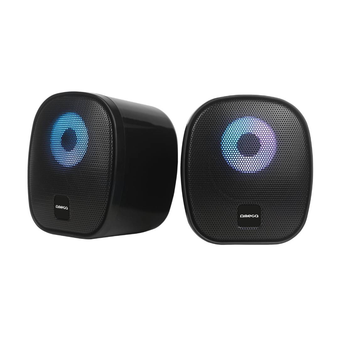 OMEGA SPEAKERS PC 2.0 6W RMS LED USB OGG115