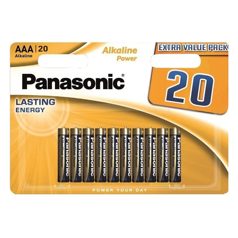 PANASONIC BRONZE PILA ALCALINA AAA LR03 BLISTER*20