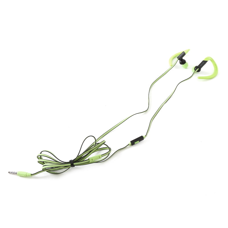 PLATINET AURICULARES SPORT + MIC PM1071 VERDE