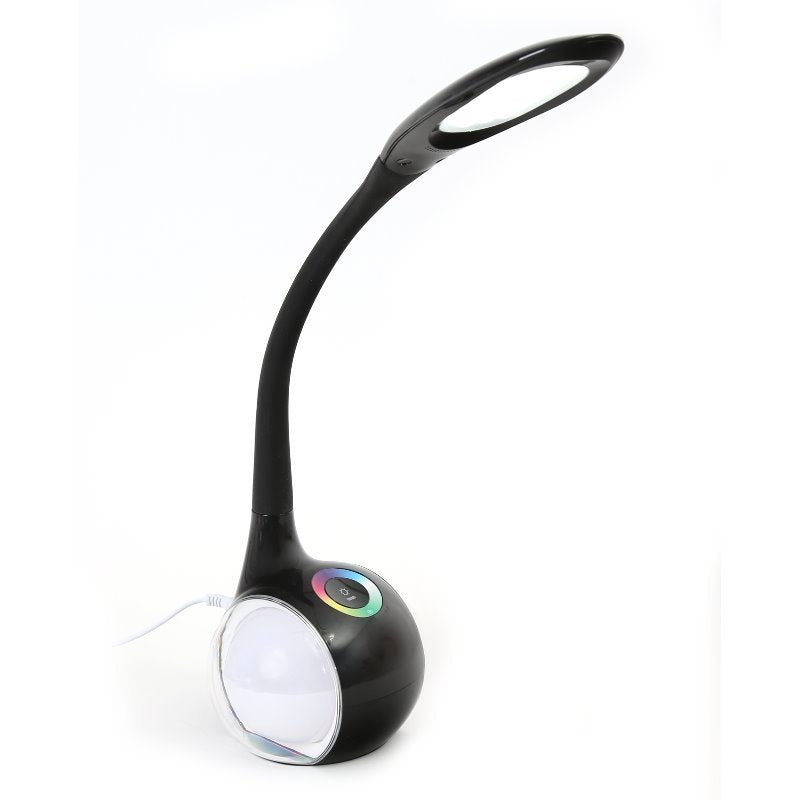 PLATINET LAMPARA LED BOLA COLOR 7W 5500K 260LM NEGRO