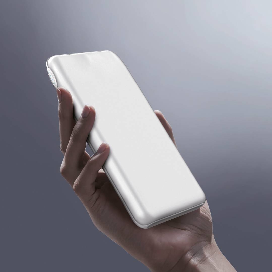 PLATINET POWER BANK 10.000mAh 3,7V 37Wh 12W 2xUSB-C 1xUSB-A BLANCO PMPB1010W