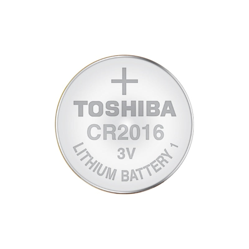 TOSHIBA LITHIUM BUTTON BATTERY CR2016 3V BLISTER*5