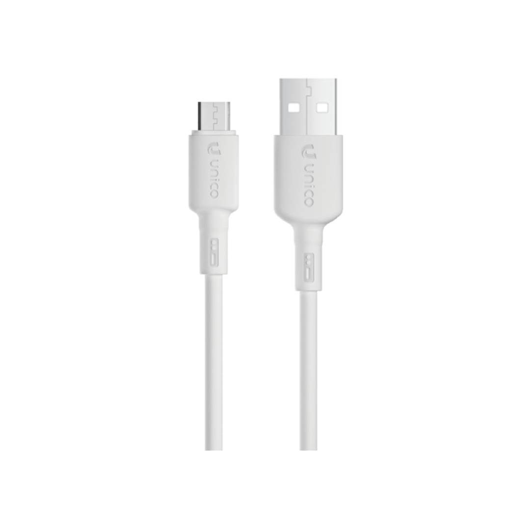UNICO CB1785 CABLE USB A MICRO USB 3.4A 2M BLANCO