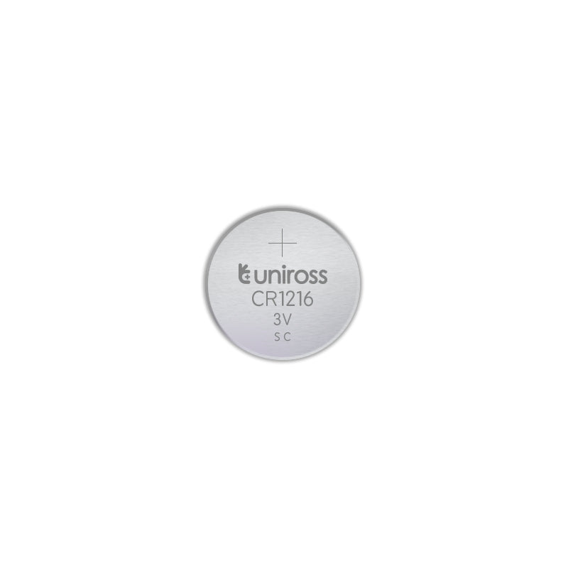 UNIROSS PILA BOTON LITIO CR1216 3V BLISTER*5