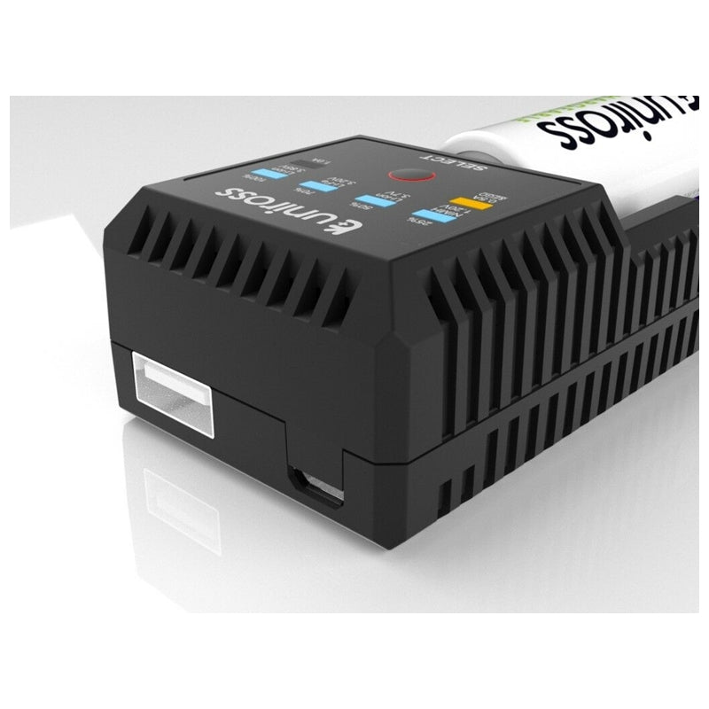 CARREGADOR UNIROSS UNIVERSAL MINI 3T NiMH/NiCD/Li-Ion/LifePO4