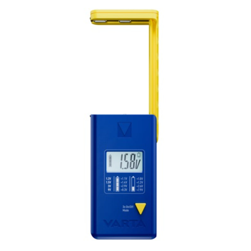 VARTA TESTEADOR DE PILAS LCD DIGITAL AZUL
