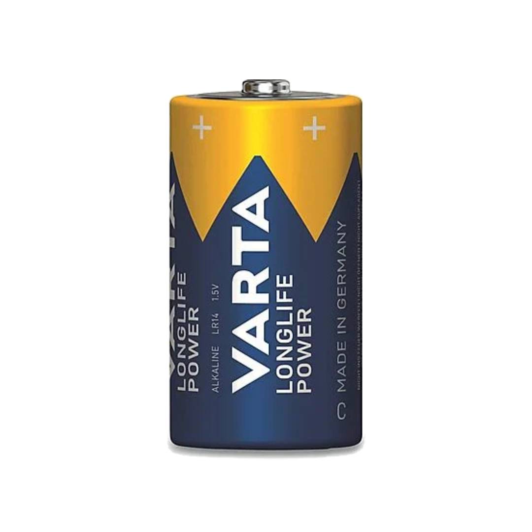VARTA LONGLIFE POWER PILA ALCALINA C LR14 BLISTER*2