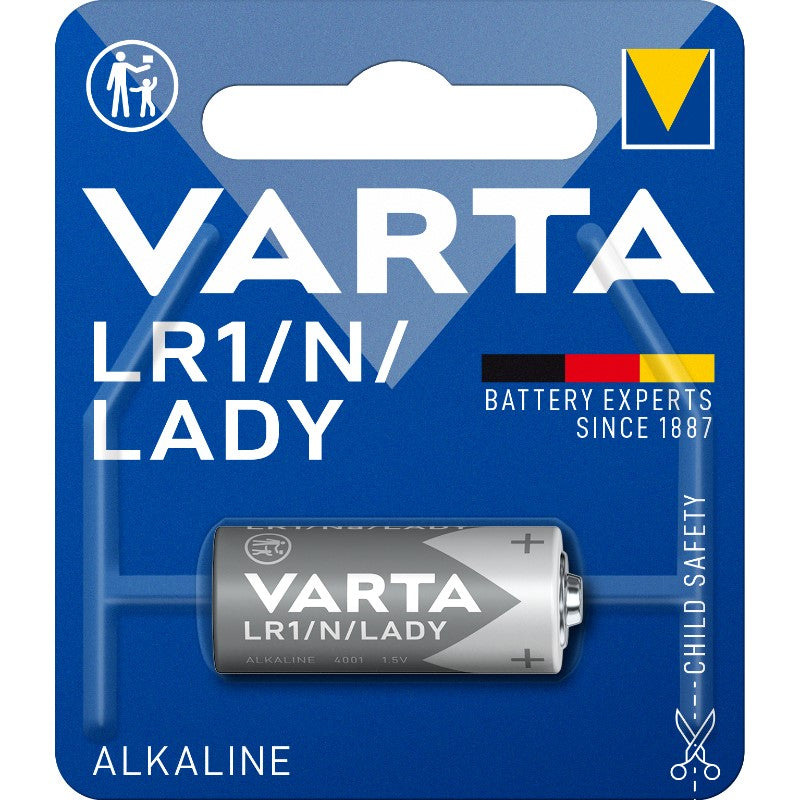 VARTA PILA ALCALINA LR1 N LADY 1,5V BLISTER*1