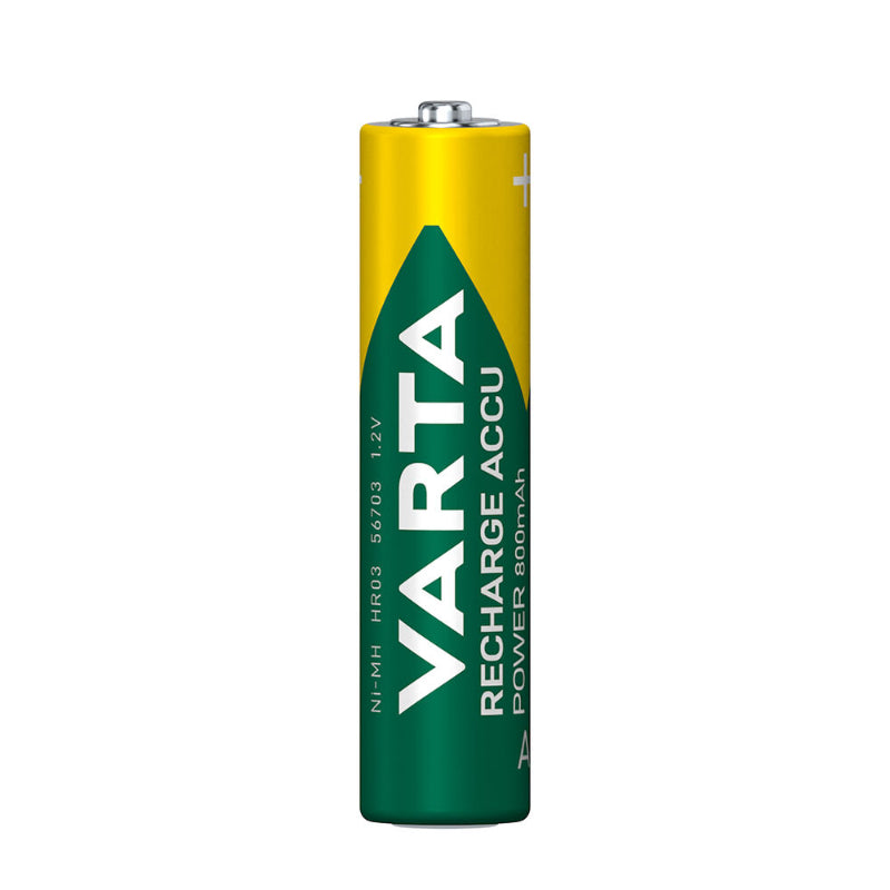 VARTA RECHARGEABLE ACCU POWER HR03 AAA 800mAh BLISTER*2