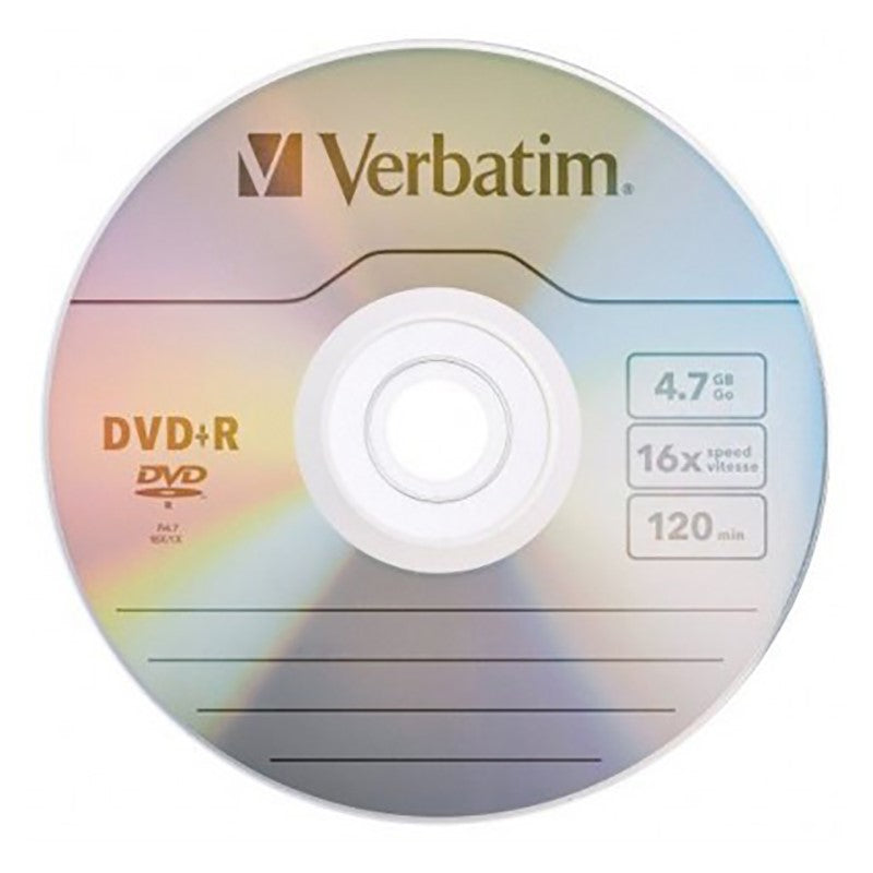 VERBATIM DVD+R 4,7GB 16X TARRINA*10