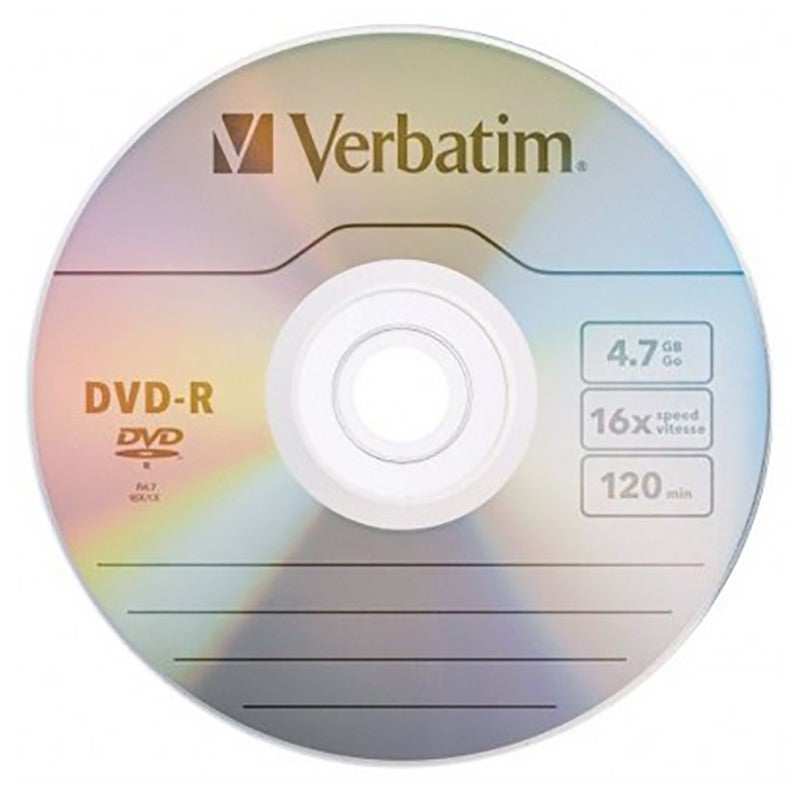 VERBATIM DVD-R 4,7GB 16X TARRINA*10