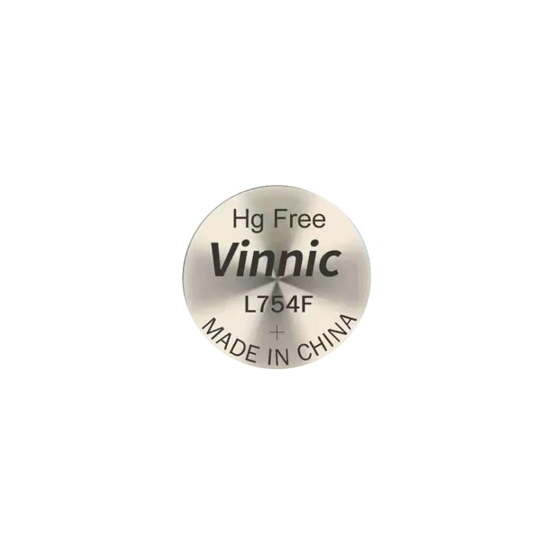 VINNIC PILA BOTON ALCALINA AG5 L754F LR48 BLISTER*10