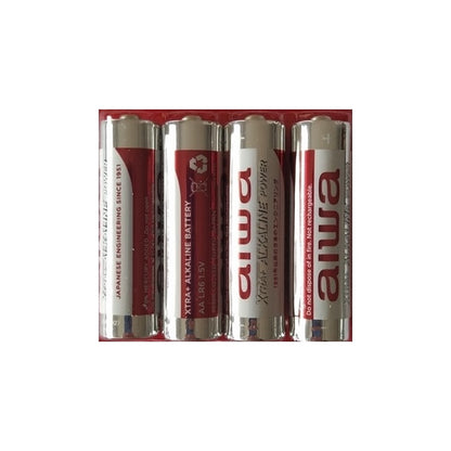 AIWA X-TRA ALKALINE AA ALKALINE BATTERY LR6 BLISTER*4