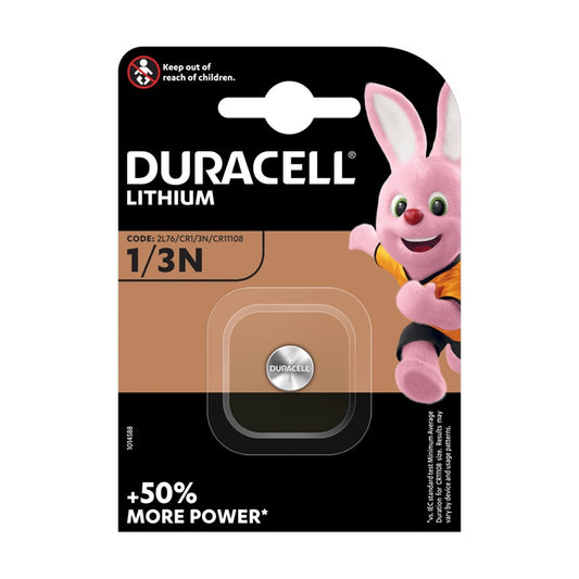 DURACELL PILA BOTON LITIO FOTO 1/3 N 3V BLISTER*1
