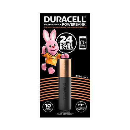 DURACELL POWER BANK 3.350mAh 2.4A + CABLE microUSB PB1