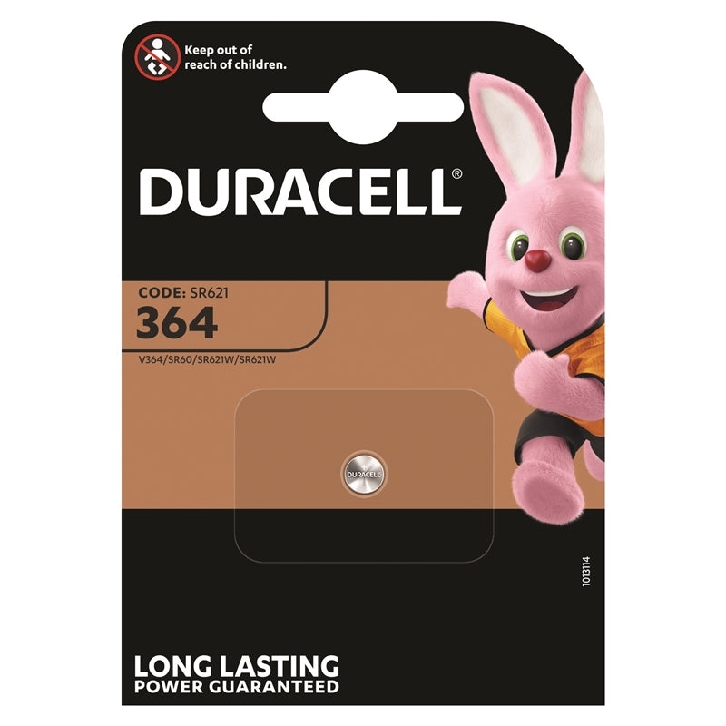 BATERIA DE ÓXIDO DE PRATA DURACELL (364) SR621SW BLISTER*1