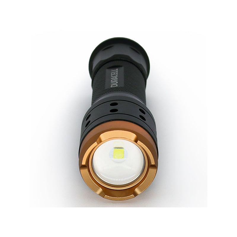 LANTERNA LED DURACELL 550 LUMENS ALUMÍNIO 100M 3xAAA