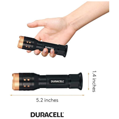 LANTERNA LED DURACELL 550 LUMENS ALUMÍNIO 100M 3xAAA