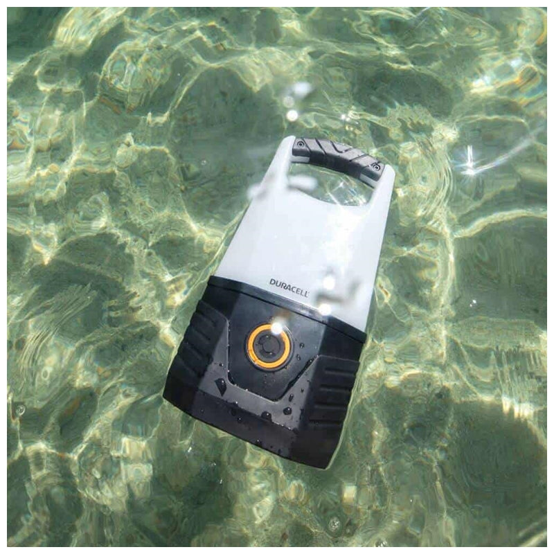 LANTERNA DE CAMPING LED DURACELL 500 LUMENS 12-40HRS.