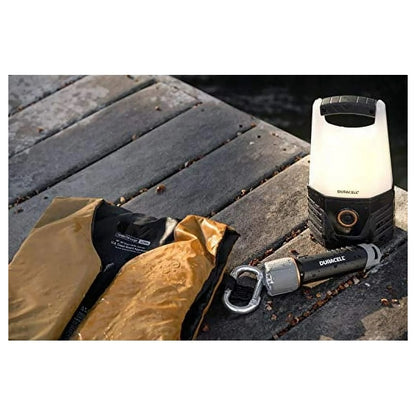 LANTERNA DE CAMPING LED DURACELL 500 LUMENS 12-40HRS.