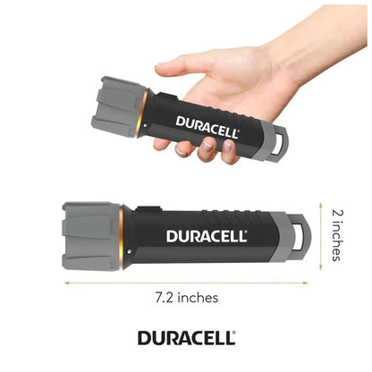 LANTERNA LED DURACELL 200 LUMENS INDESTRUTÍVEL 150M 3xAAA