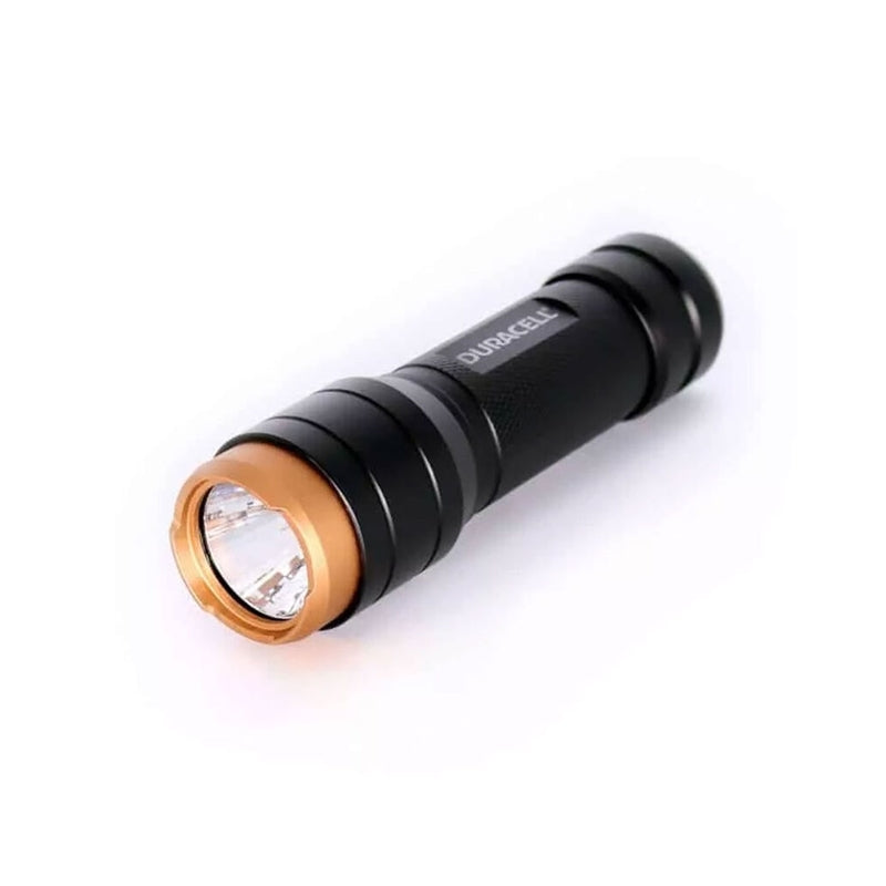 LANTERNA LED DURACELL 250 LUMENS ALUMÍNIO 180M 3xAAA