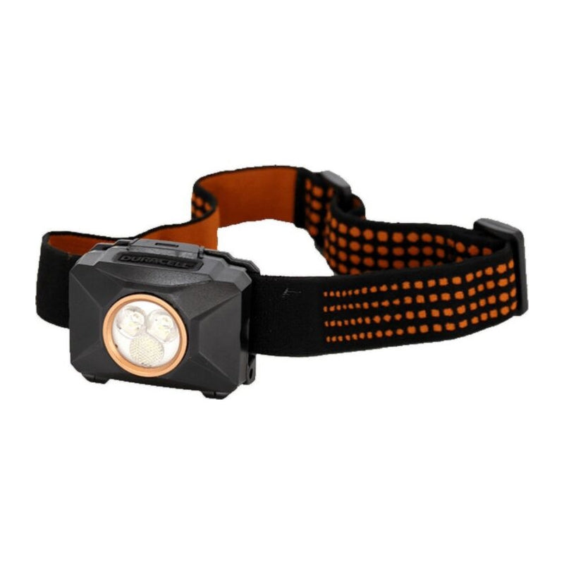 LANTERNA LED FRONTAL DURACELL 200 LUMENS 60M 3xAAA
