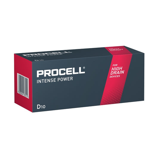 PROCELL INTENSE POWER (PRECIO PILA) ALCALINA LR20 1,5V CAJA*10