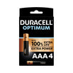 DURACELL OPTIMUM 200 PILA ALCALINA AAA LR03 BLISTER*4