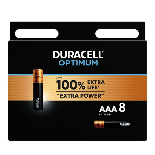 DURACELL OPTIMUM 200 PILA ALCALINA AAA LR03 BLISTER*8