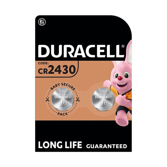 DURACELL PILA BOTON LITIO CR2430 3V BLISTER*2