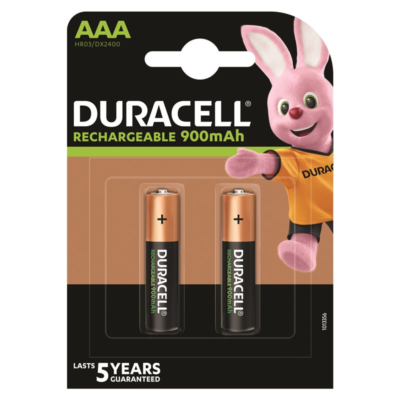 DURACELL PILA RECARGABLE HR03 AAA 900mAh BLISTER*2