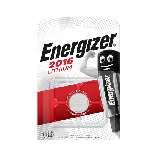 ENERGIZER PILA BOTON LITIO CR2016 3V BLISTER*1