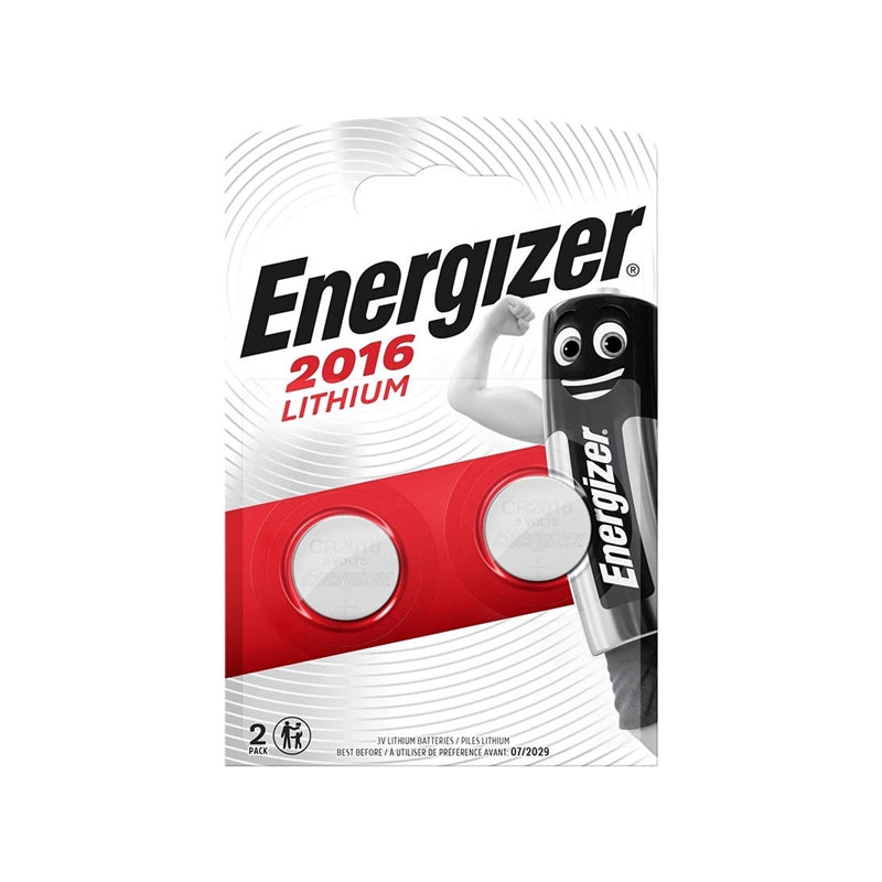 BATERIA DE BOTÃO DE LÍTIO ENERGIZADOR CR2016 3V BLISTER*2