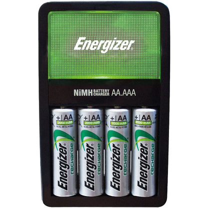 CARREGADOR MAXI ENERGIZER + 4xHR6 AA 2000mAh