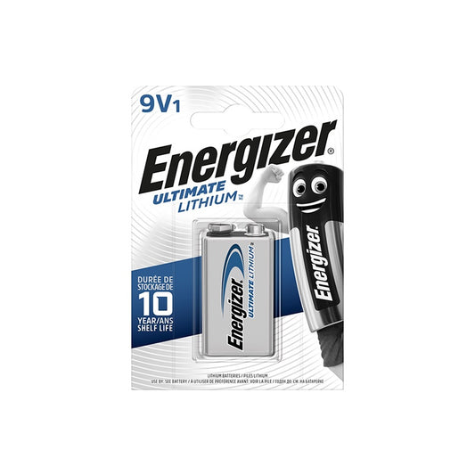 ENERGIZER ULTIMATE LITHIUM PILA LITIO 9V L522 FR61 BLISTER*1