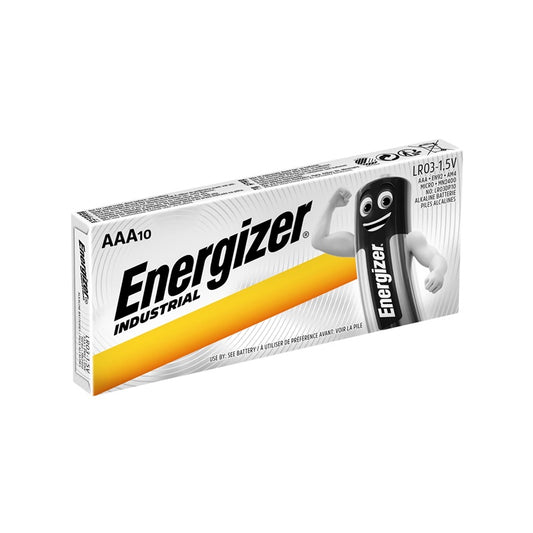 ENERGIZER INDUSTRIAL (PRECIO PILA) ALCALINA LR03 AAA 1,5V CAJA*10