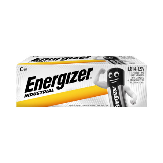 ENERGIZER INDUSTRIAL (PRECIO PILA) ALCALINA LR14 C 1,5V CAJA*12